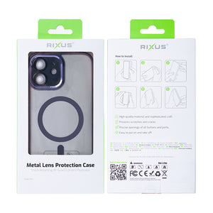 Rixus Classic 04 Case With MagSafe Compatible For Apple iPhone 11 Purple
