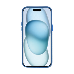 Rixus Classic 04 Case With MagSafe Compatible For Apple iPhone 15 Pro Max Dark Blue