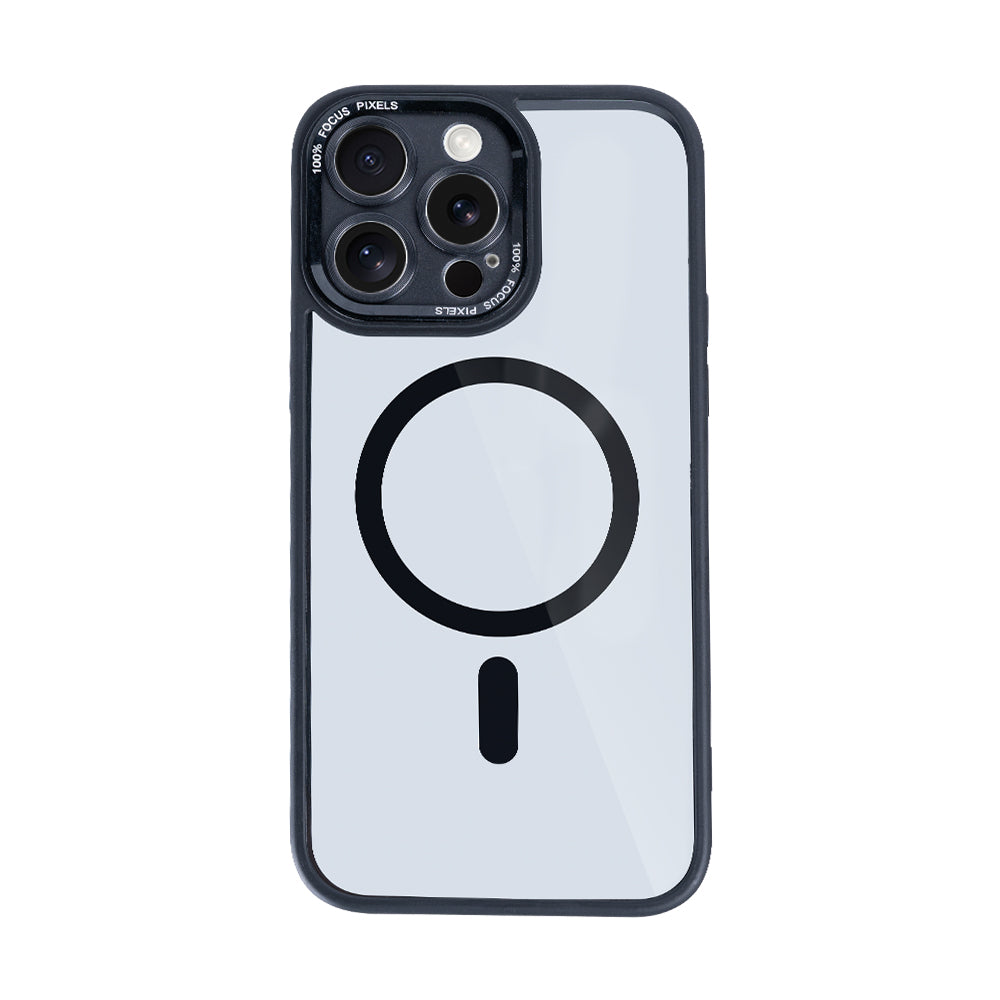 Rixus Classic 04 Case With MagSafe Compatible For Apple iPhone 13 Pro Black
