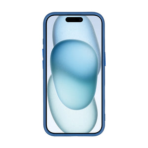 Rixus Classic 04 Case With MagSafe Compatible For Apple iPhone 16 Plus Dark Blue