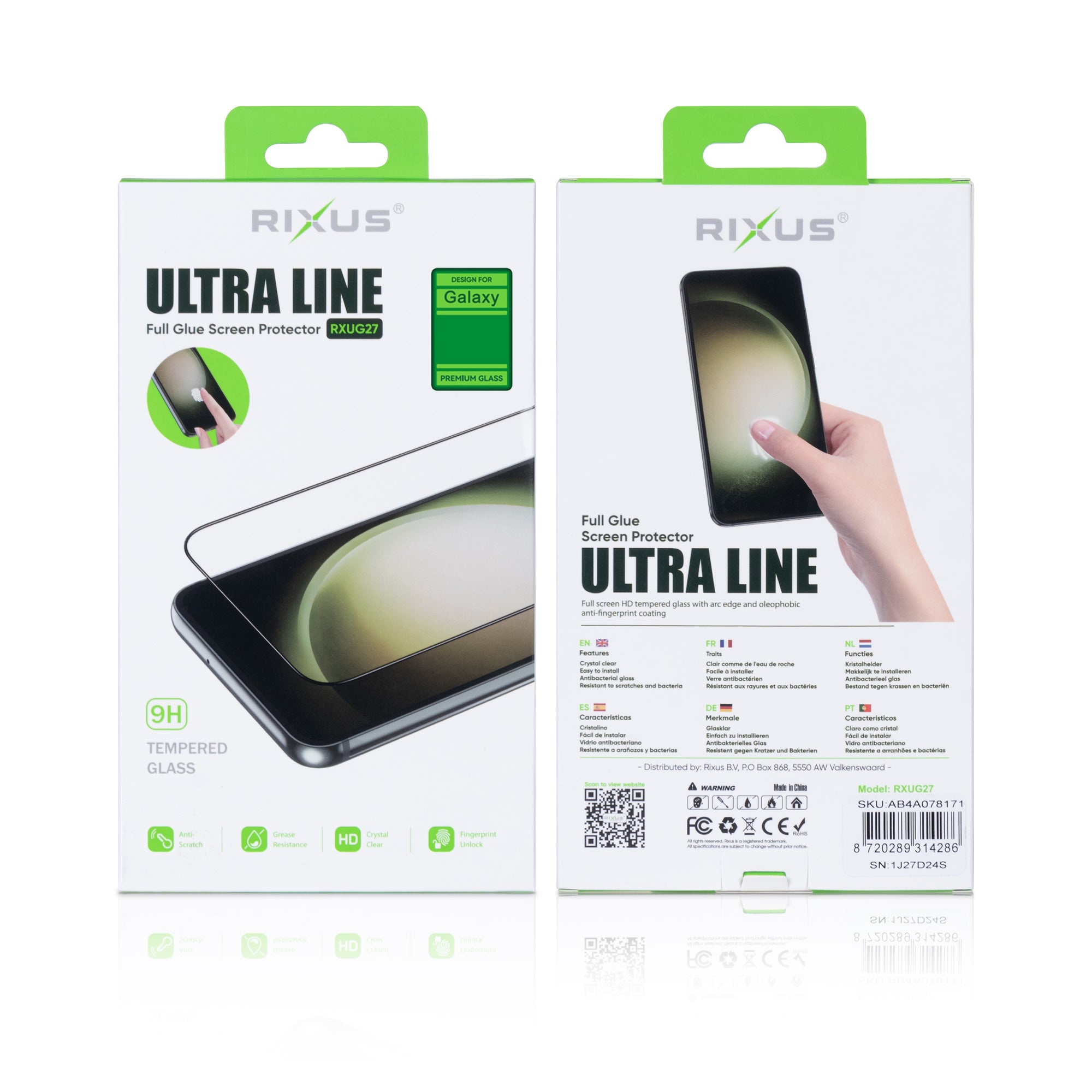 Verre trempé Rixus Clear HD Ultra Line pour Samsung Galaxy S21 5G
