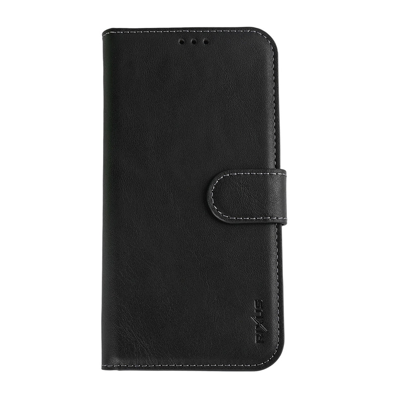 Rixus Duo Magnetic Detachable Wallet For Apple iPhone For iPhone 16e, 17e Black