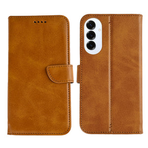 Bibliothèque Rixus pour Samsung Galaxy S25 Edge Light Brown