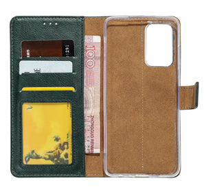 Rixus Bookcase For Apple iPhone 13 Vert foncé