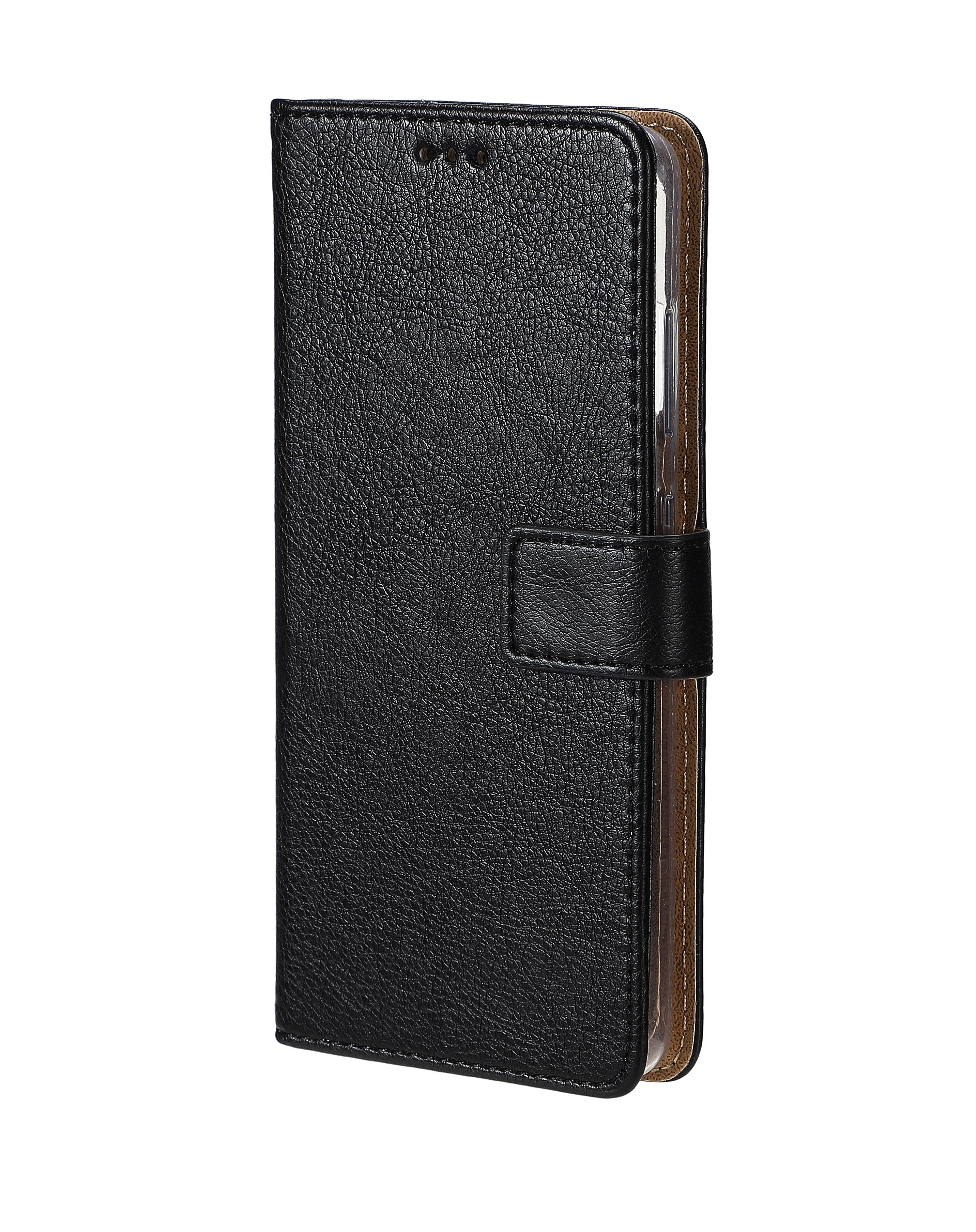 Rixus Bookcase For Apple iPhone 13 Mini Noir
