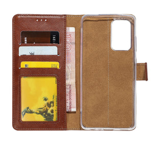 Rixus Bibliothèque For Apple iPhone 13 Mini Marron