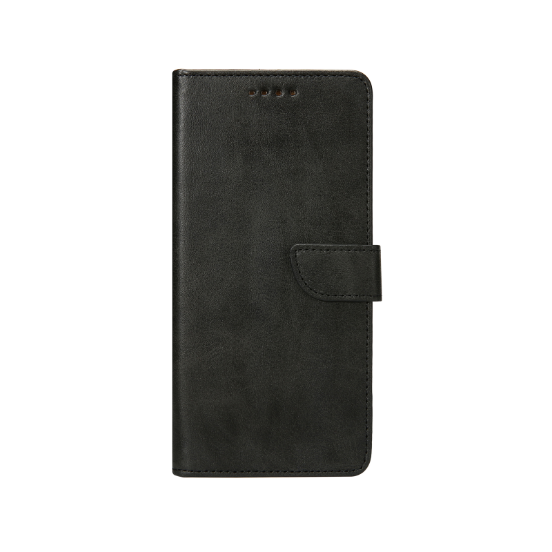 Rixus Bookcase Pour Samsung Galaxy A12 Noir