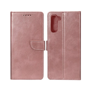 Rixus Bookcase Pour Samsung Galaxy S23 Rose