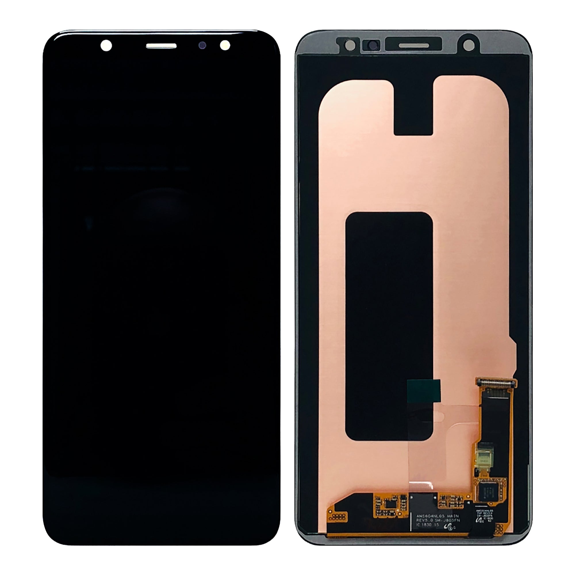 Samsung Galaxy A6 Plus A605F (2018) Écran et numériseur sans cadre Noir Service Pack