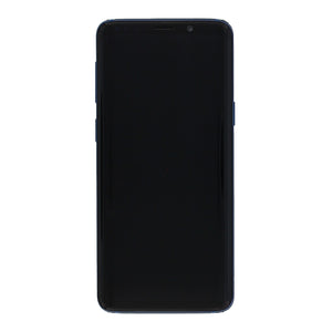 Écran et numériseur Samsung Galaxy S9 G960F avec cadre bleu corail Service Pack