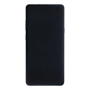 Samsung Galaxy S10 5G G977B Display And Digitizer With Frame Majestic Black Service Pack