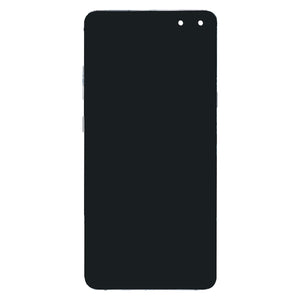 Samsung Galaxy S10 5G G977B Display And Digitizer With Frame Crown Silver Service Pack