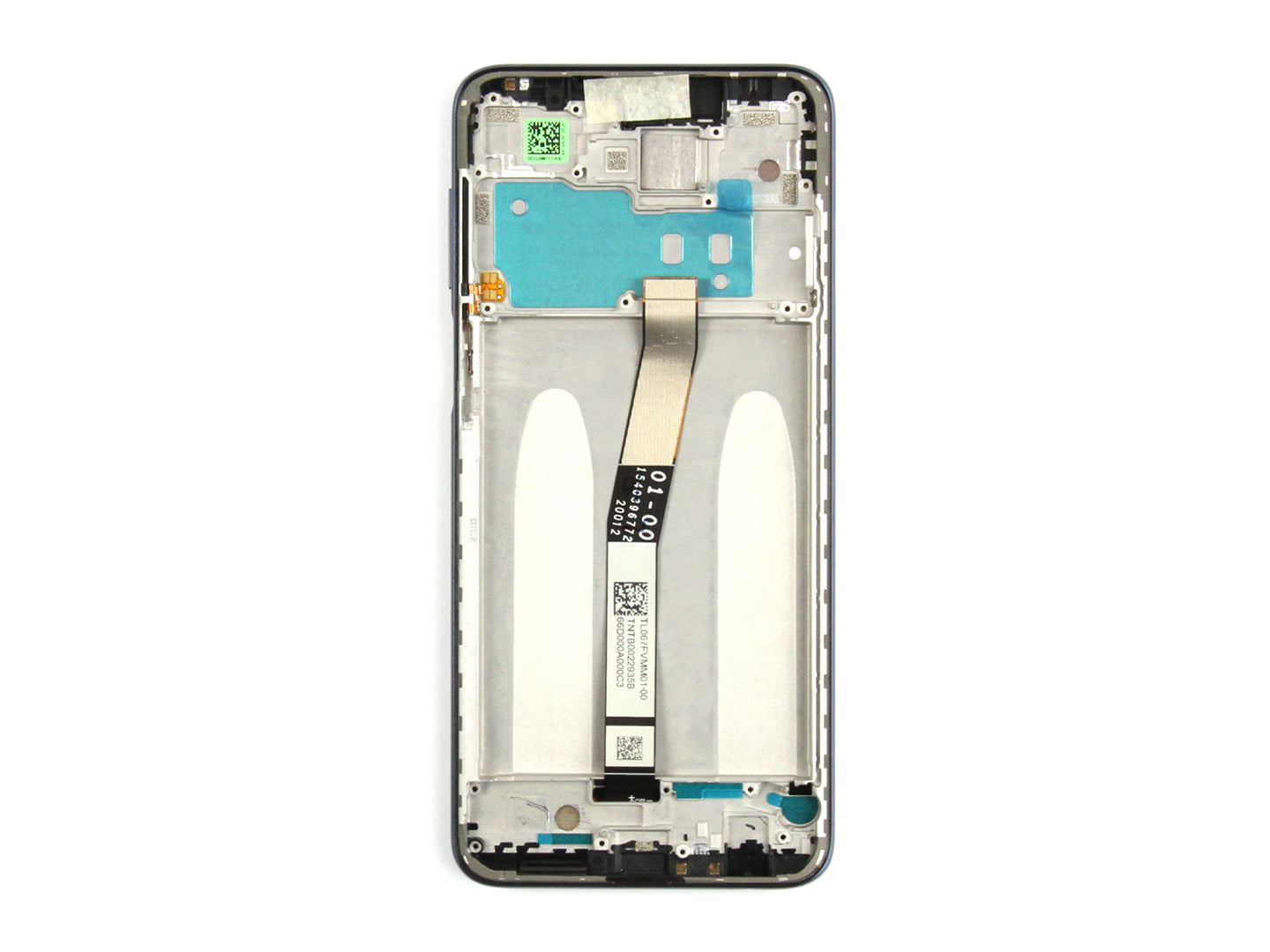 Xiaomi Redmi Note 9S Écran et numériseur complets Tarnisch, gris interstellaire (Service-Pack)