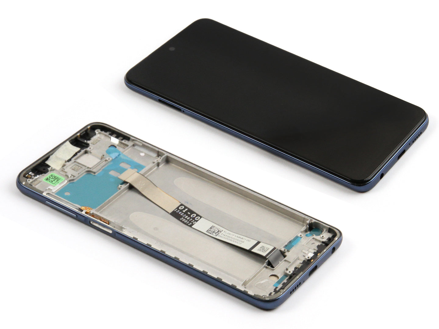 Xiaomi Redmi Note 9S Écran et numériseur complets Tarnisch, gris interstellaire (Service-Pack)