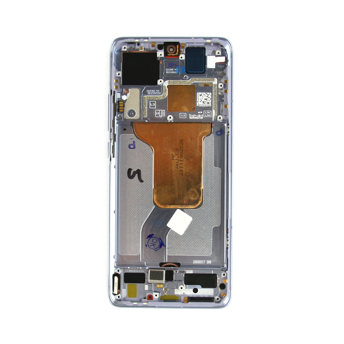 Xiaomi 12 (2201123G, 2201123C) Ecran et Numériseur Avec Cadre Bleu Original