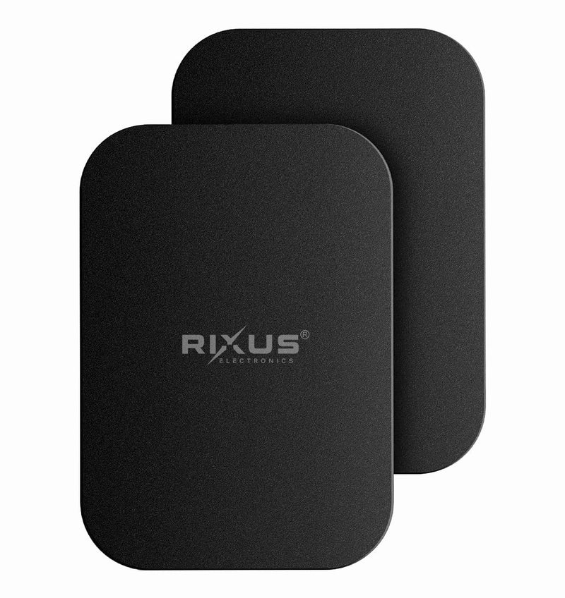 Rixus RXHM25 Telefoonmagneetblad 4 Sets Zwart
