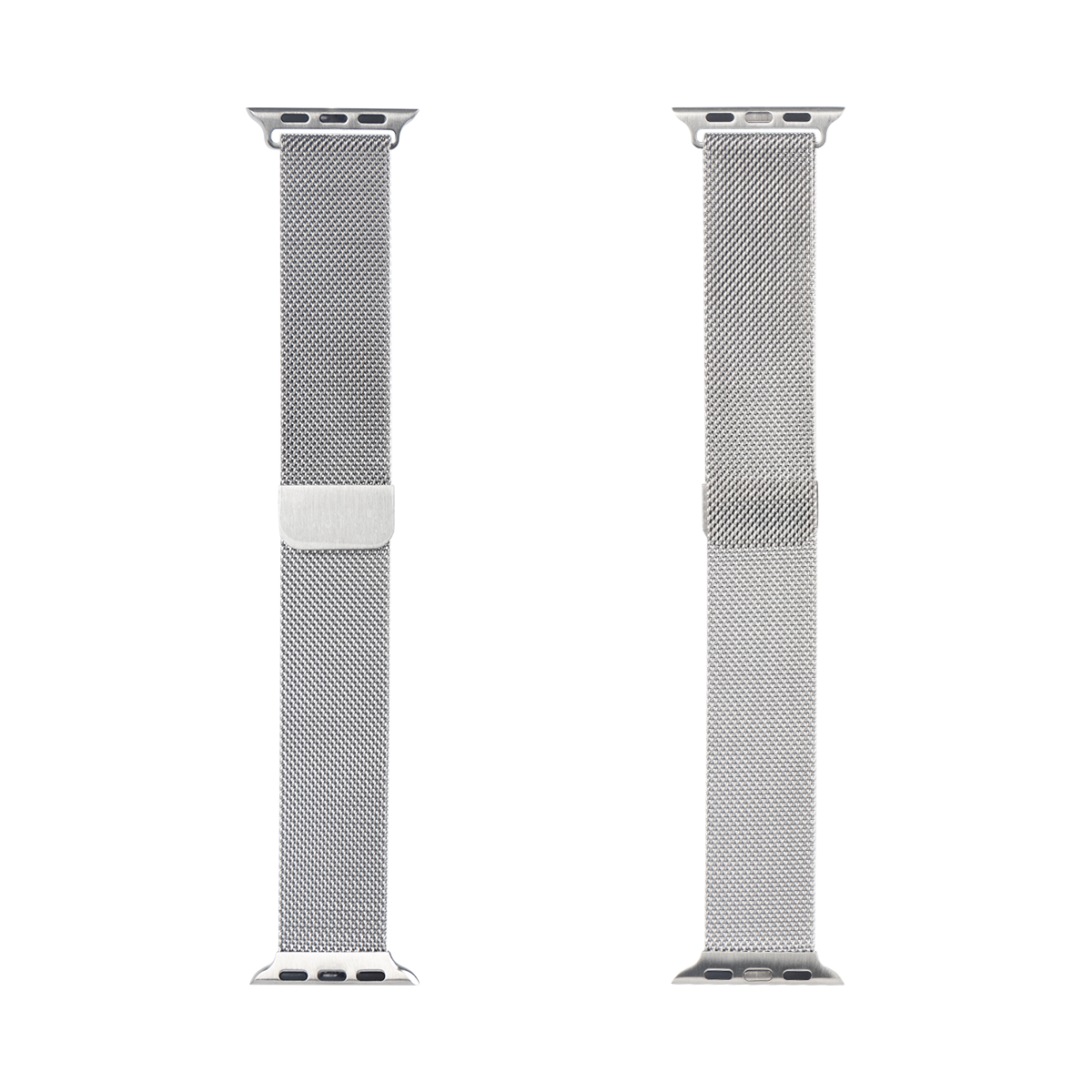Milanese Loop Band For Apple Watch 38mm, 40mm, 41mm Silver Retail Box