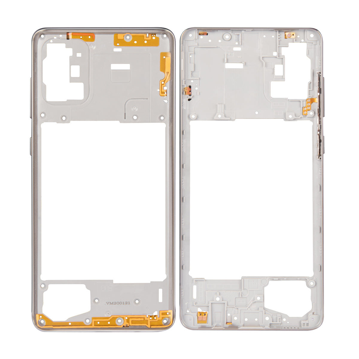 Samsung Galaxy A71 A715F Middenframe Prism Crush Silver Origineel