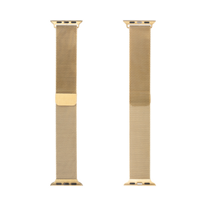 Milanese Loop Band For Apple Watch 42mm, 44mm, 45mm, 49mm Gold Retail Box