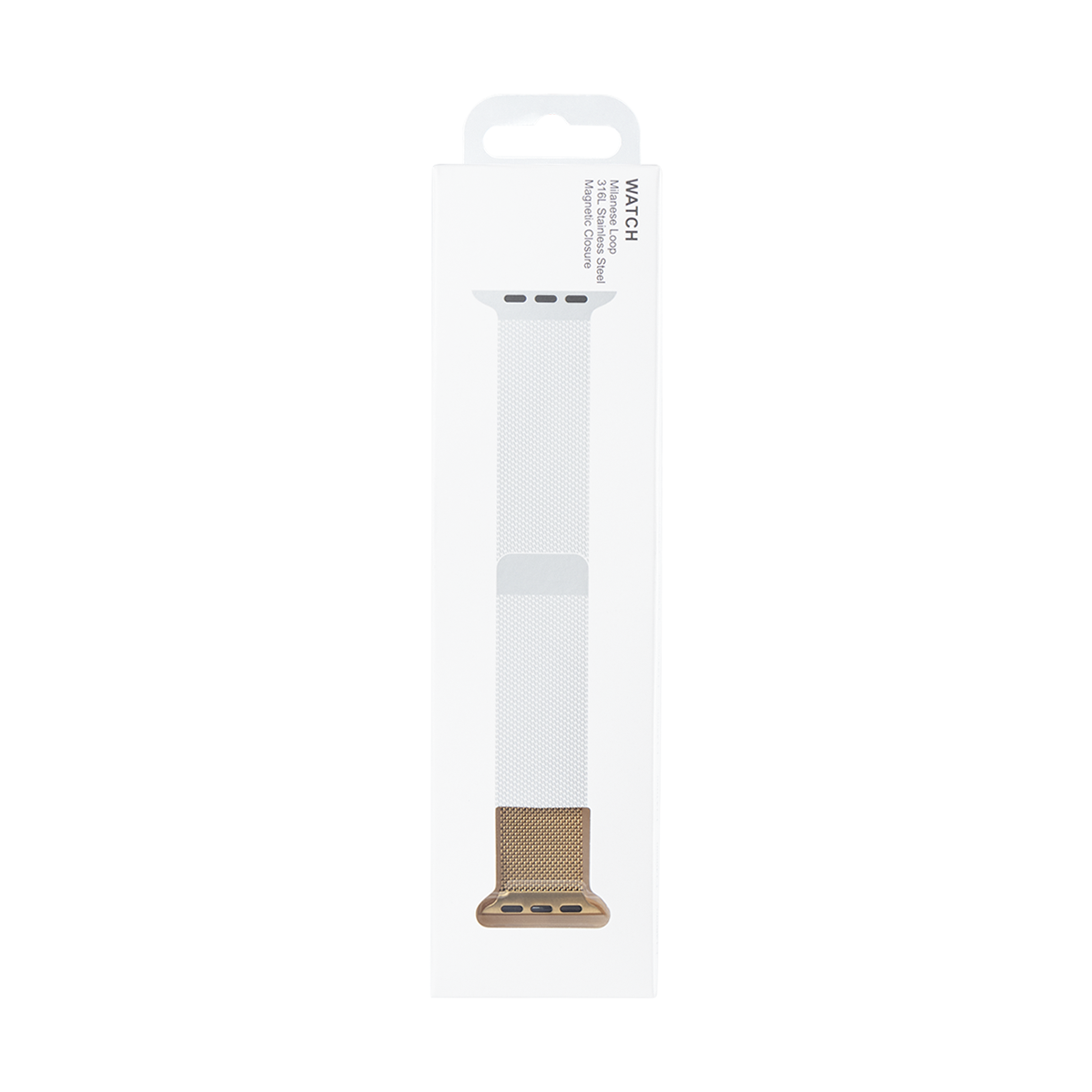 Milanese Loop Band For Apple Watch 42mm, 44mm, 45mm, 49mm Gold Retail Box