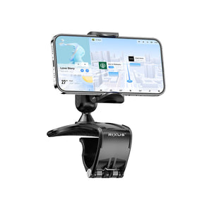 Rixus RXHW62 Dashboard Navigatie Telefoonbeugel Voor Auto Voertuigen Zwart