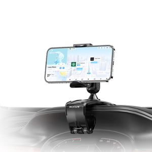 Rixus RXHW62 Dashboard Navigatie Telefoonbeugel Voor Auto Voertuigen Zwart