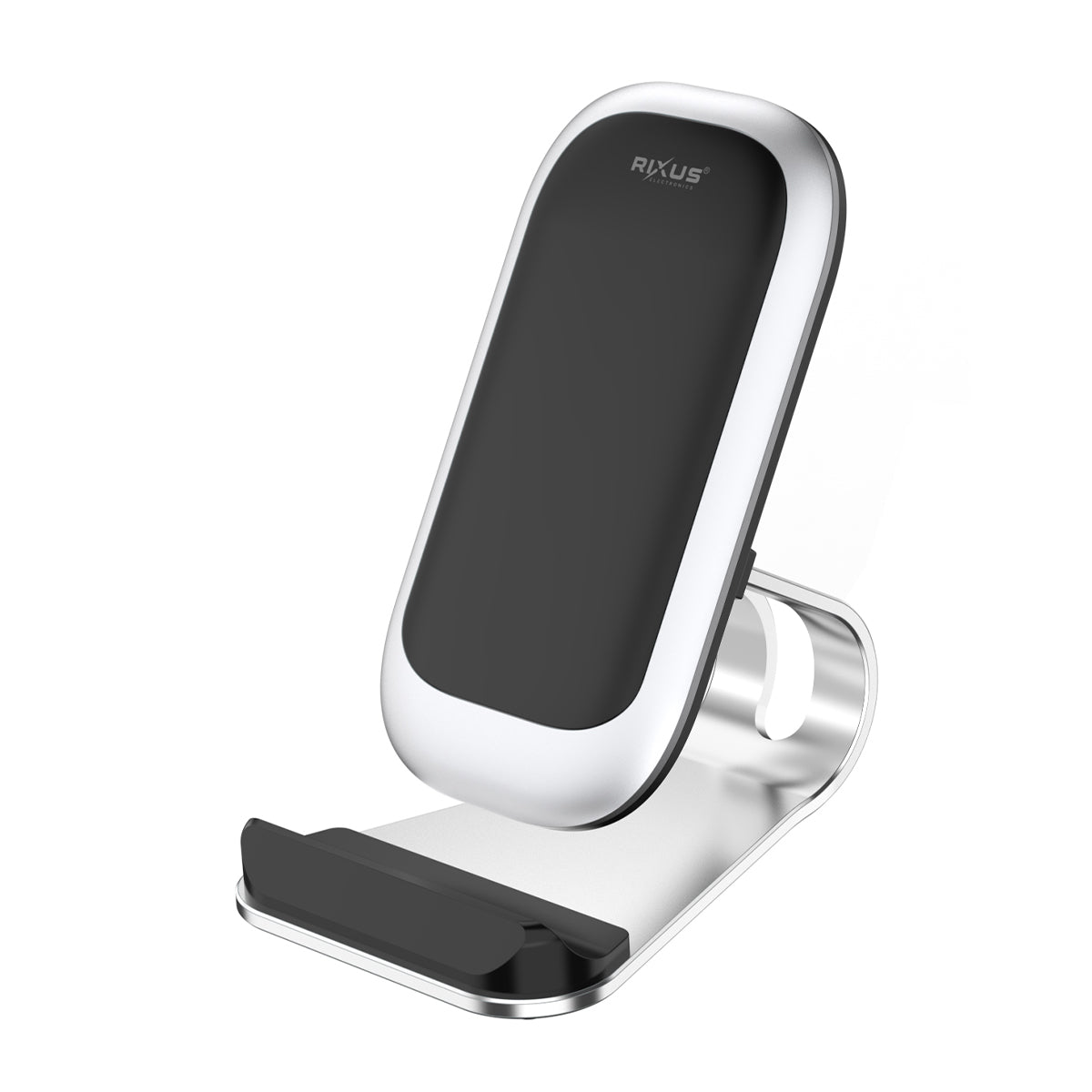 Rixus RXWC35 Draadloze Oplaadstandaard Zilver