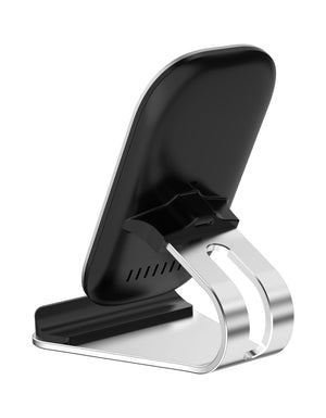 Rixus RXWC35 Draadloze Oplaadstandaard Zilver