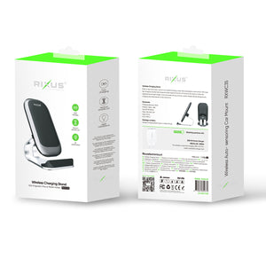 Rixus RXWC35 Draadloze Oplaadstandaard Zilver