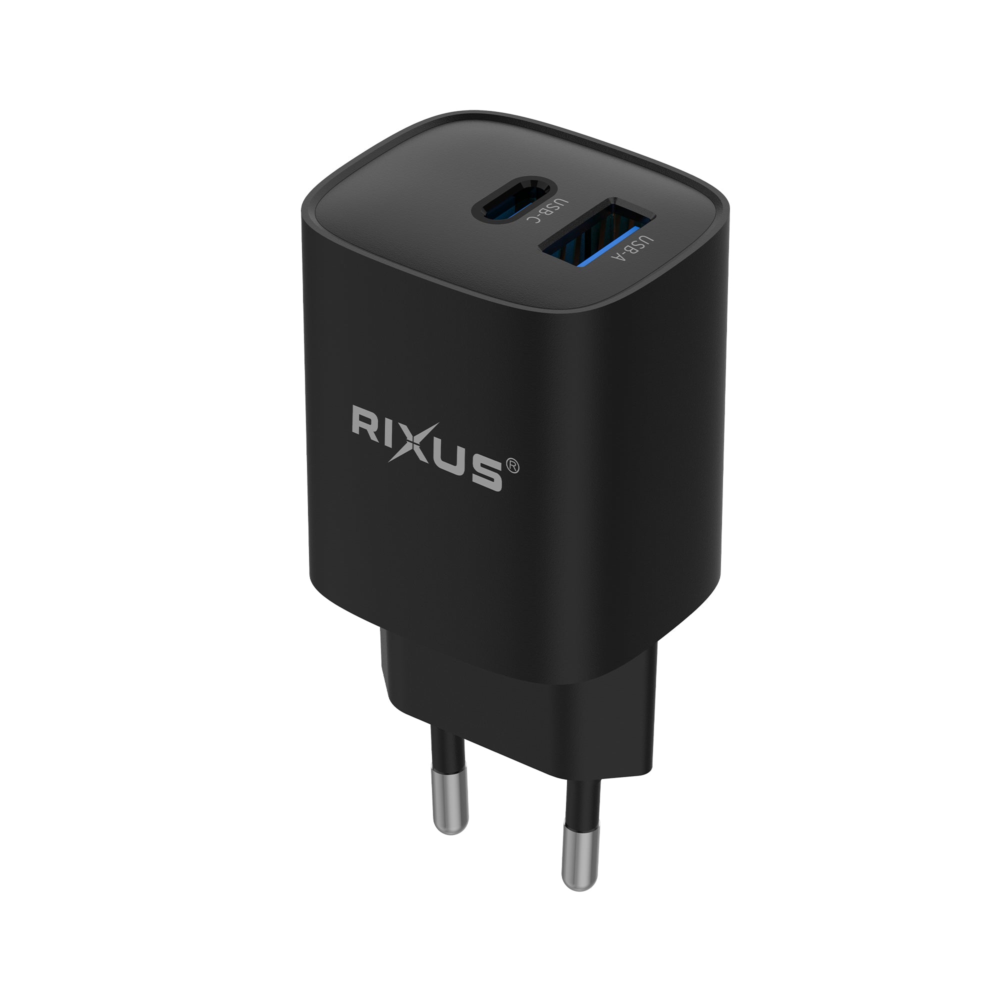 Rixus RX95 Snellaadadapter 30W Zwart
