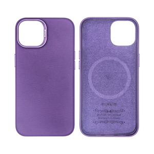 Rixus Classic 02 Case With MagSafe Compatible For Apple iPhone 15 Plus Purple