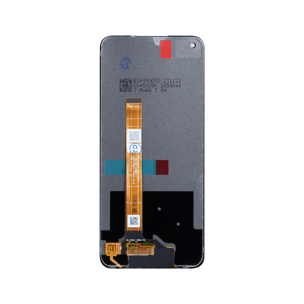 Oppo A52, A72 4G, A92 Display en digitizer zonder frame, zwart, OEM