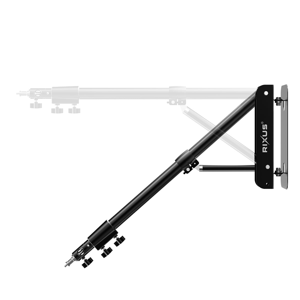 Rixus RXHL01 Wandarm Driehoek Voor Tik Tok Lamp Zwart