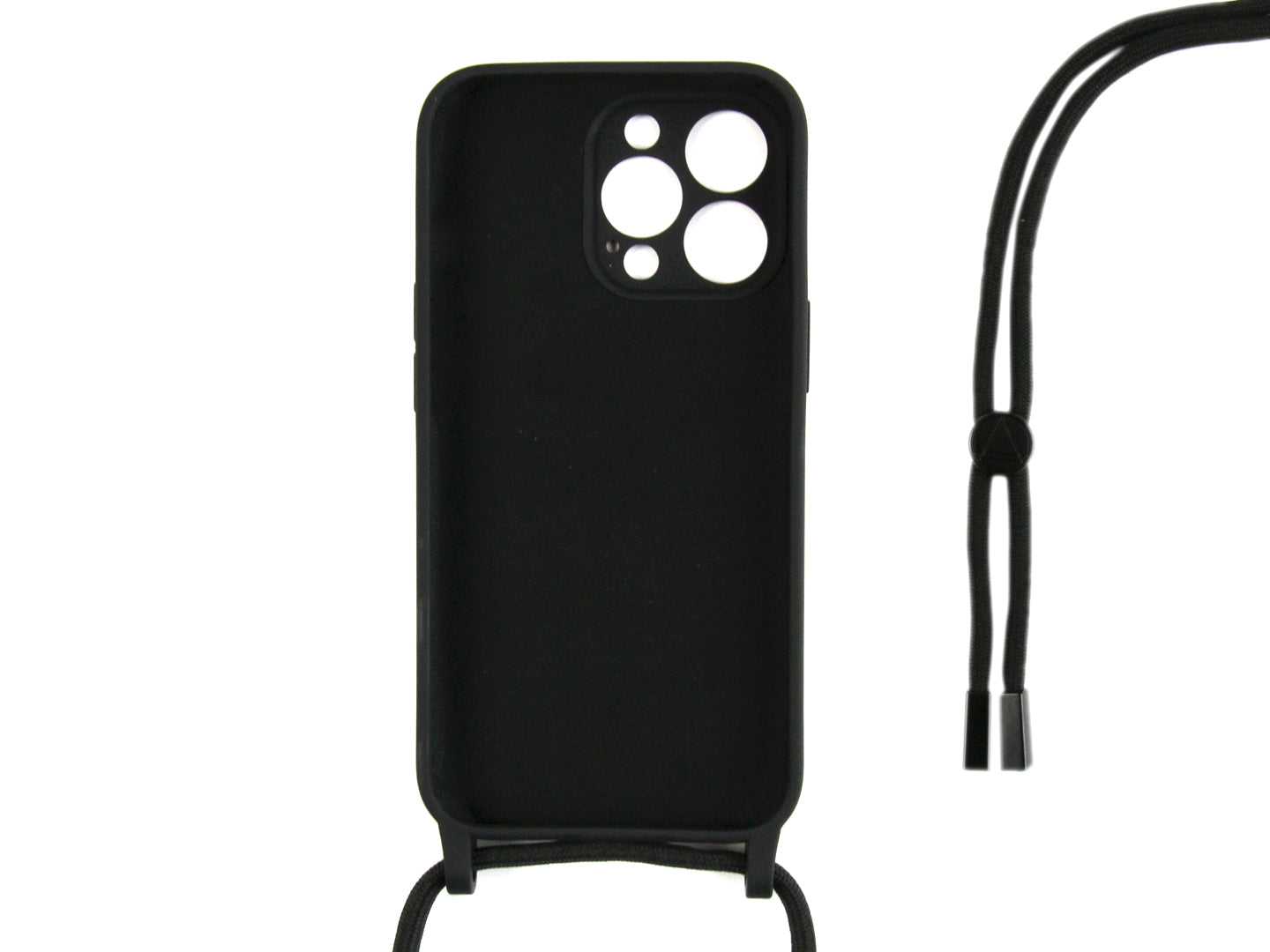 Rixus TPU Halskoorddekking For Apple iPhone 14 Pro Max Zwart
