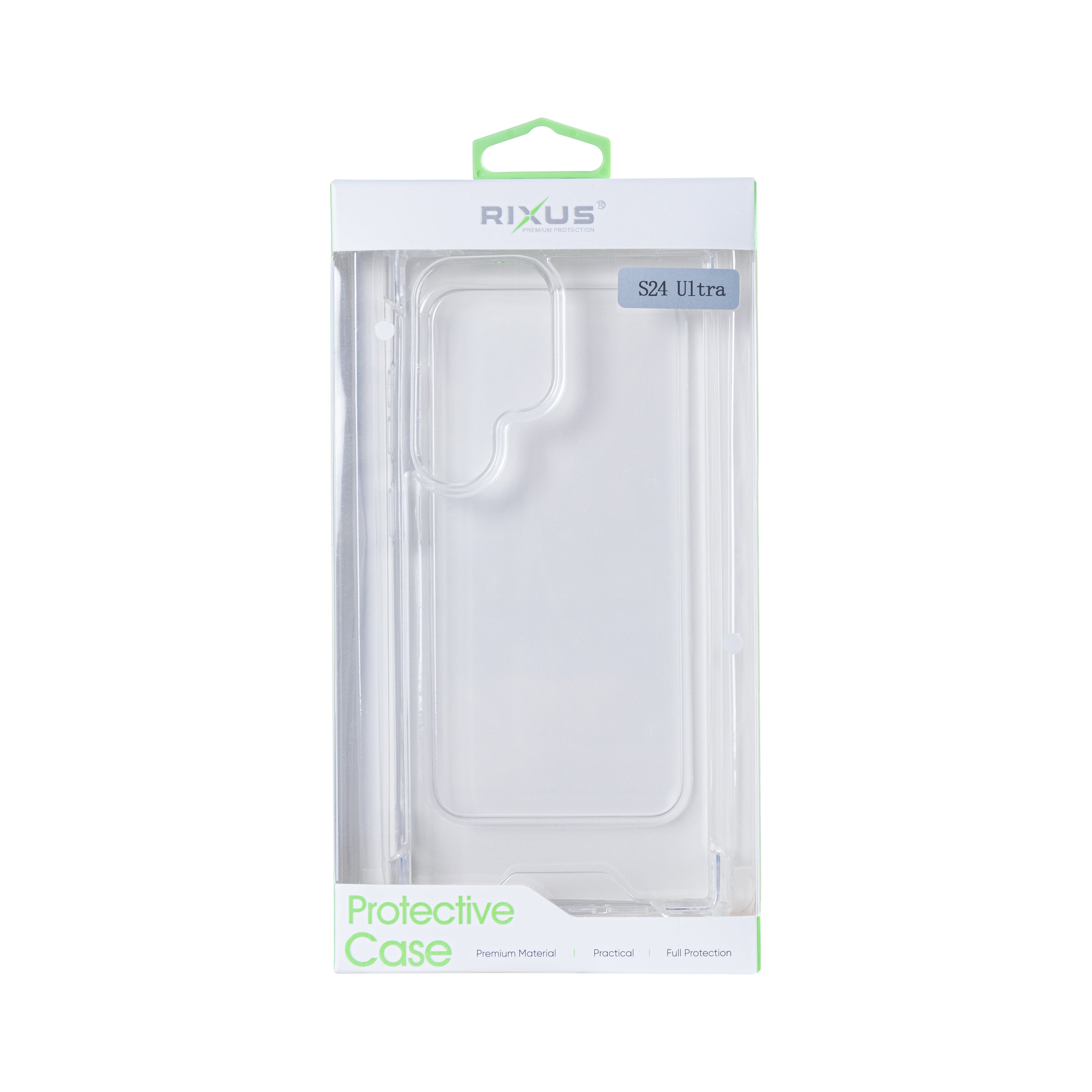 Rixus Anti-Barst Hoesje Voor Samsung Galaxy S24 Ultra 5G Transparant