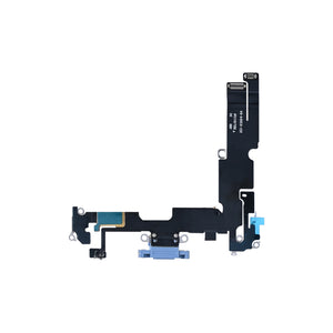 For Apple iPhone 14 Plus Systeem Opladen Flex Blauw Getrokken