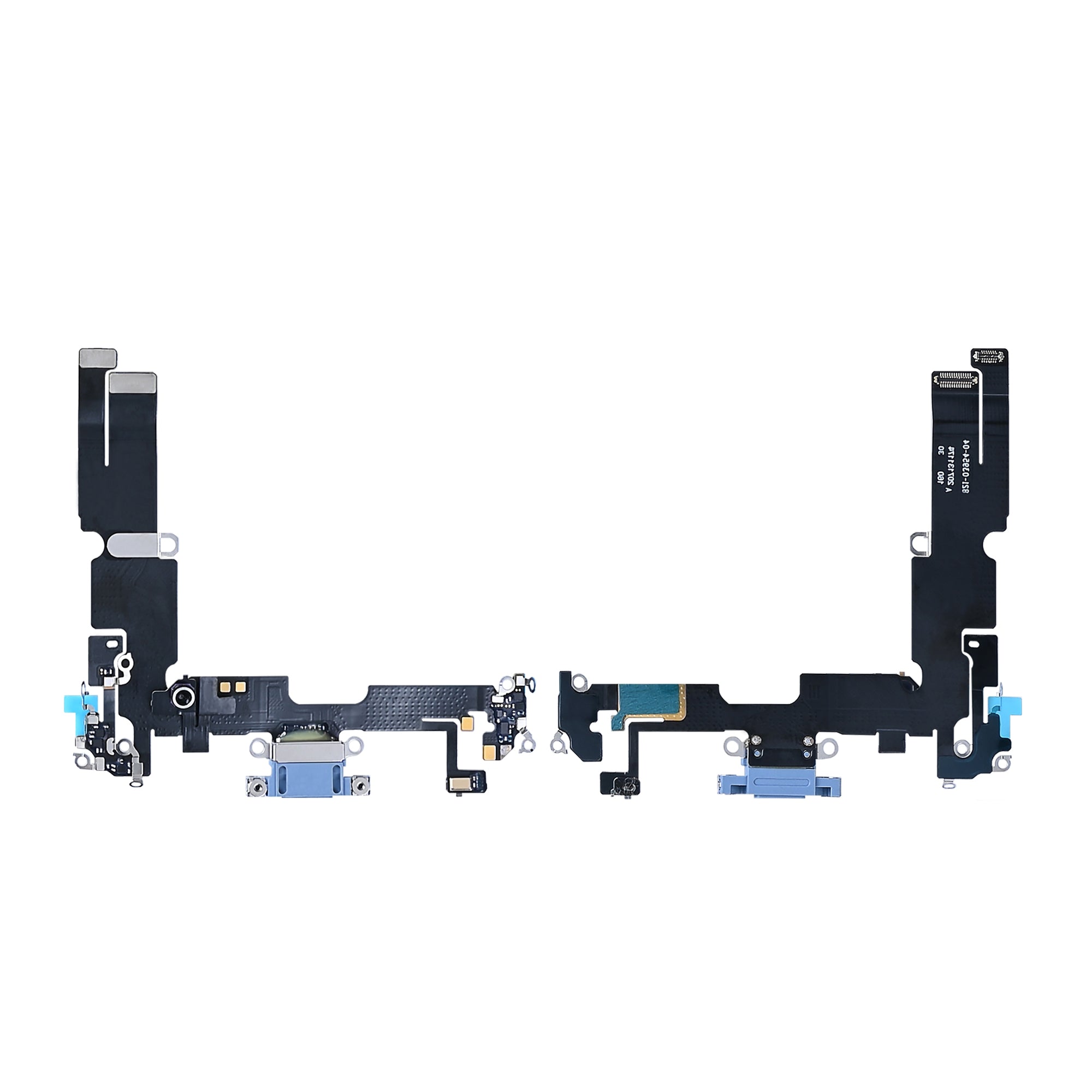 For Apple iPhone 14 Plus Systeem Opladen Flex Blauw Getrokken