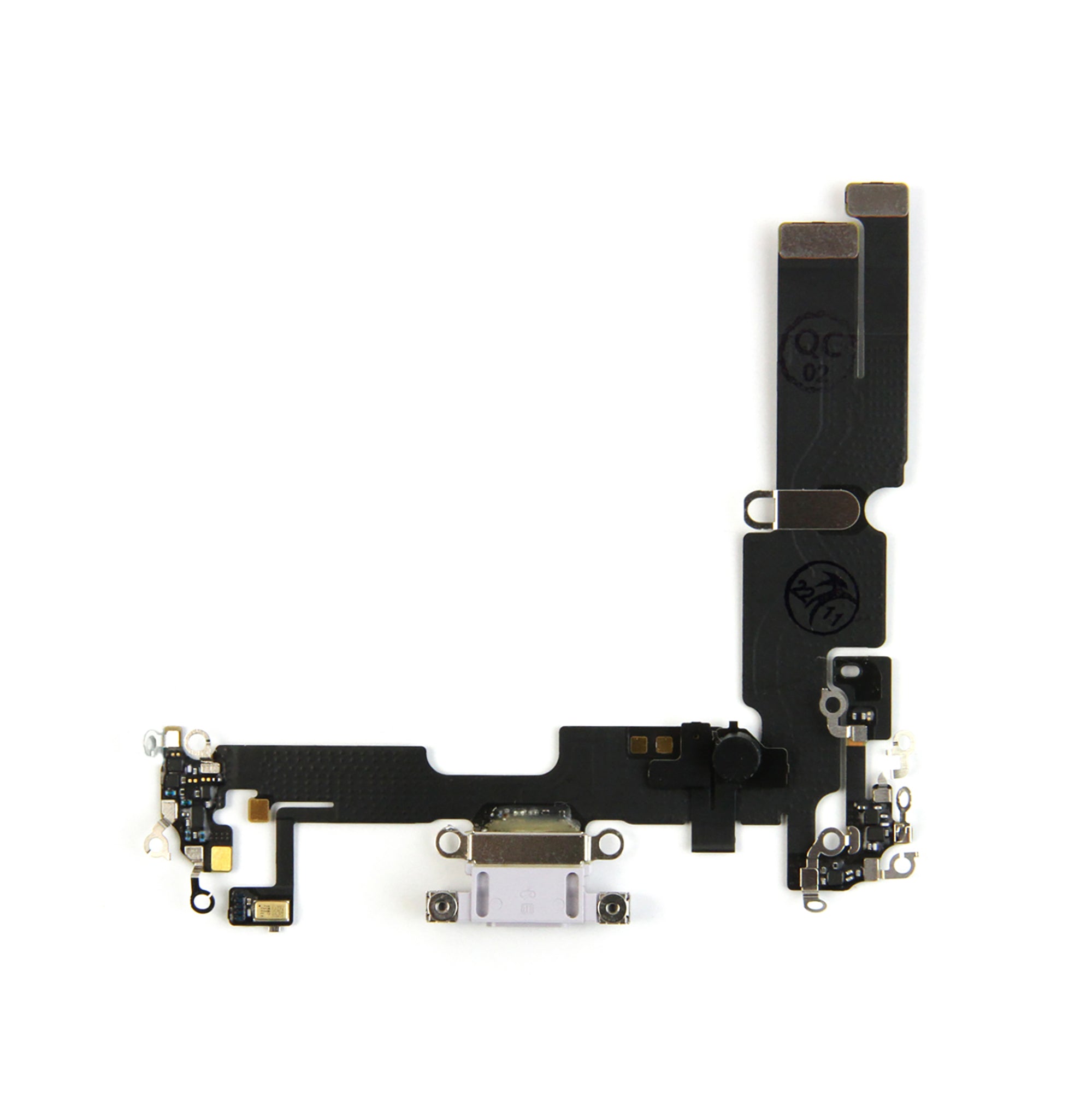 For Apple iPhone 14 Plus Systeem Opladen Flex Paars Getrokken