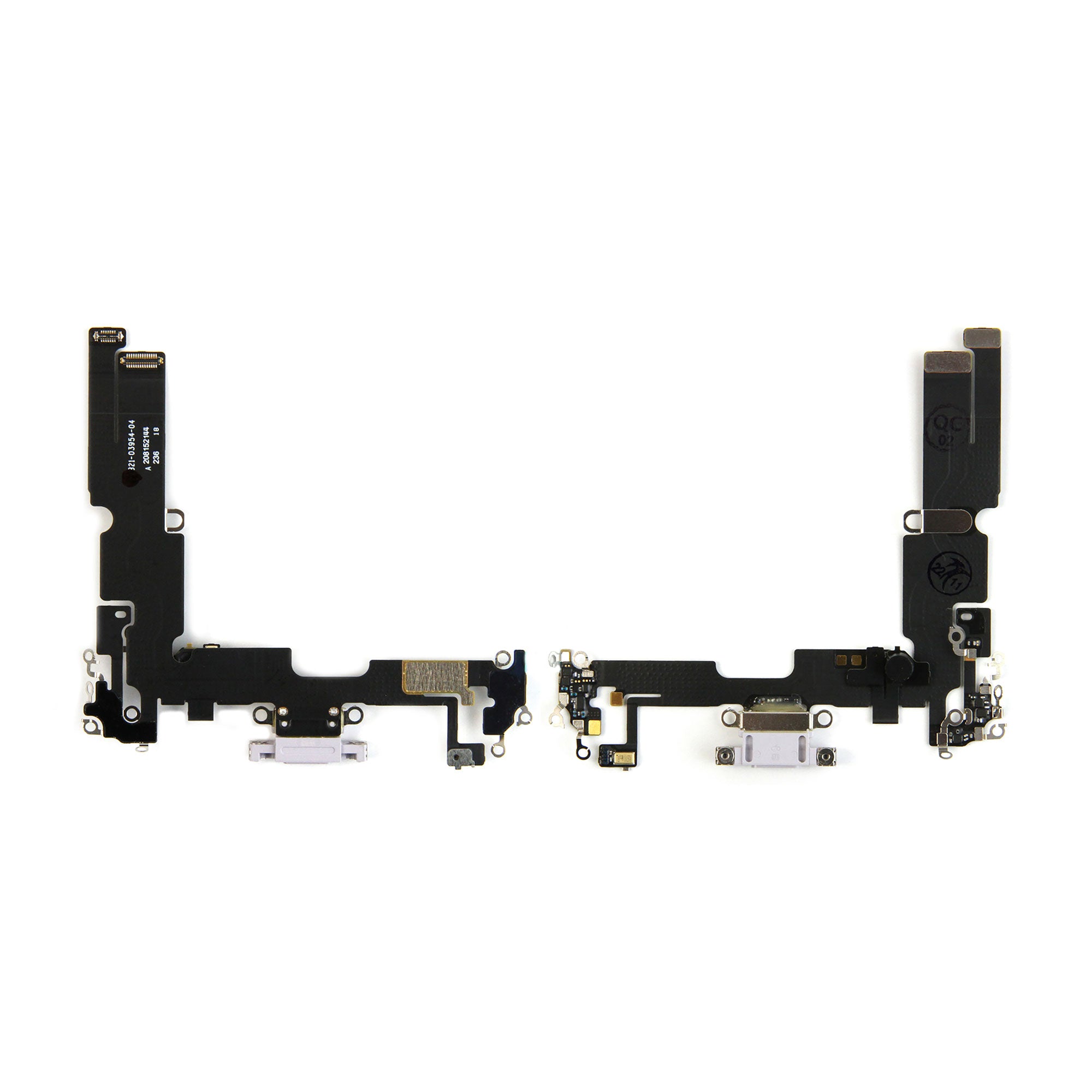 For Apple iPhone 14 Plus Systeem Opladen Flex Paars Getrokken