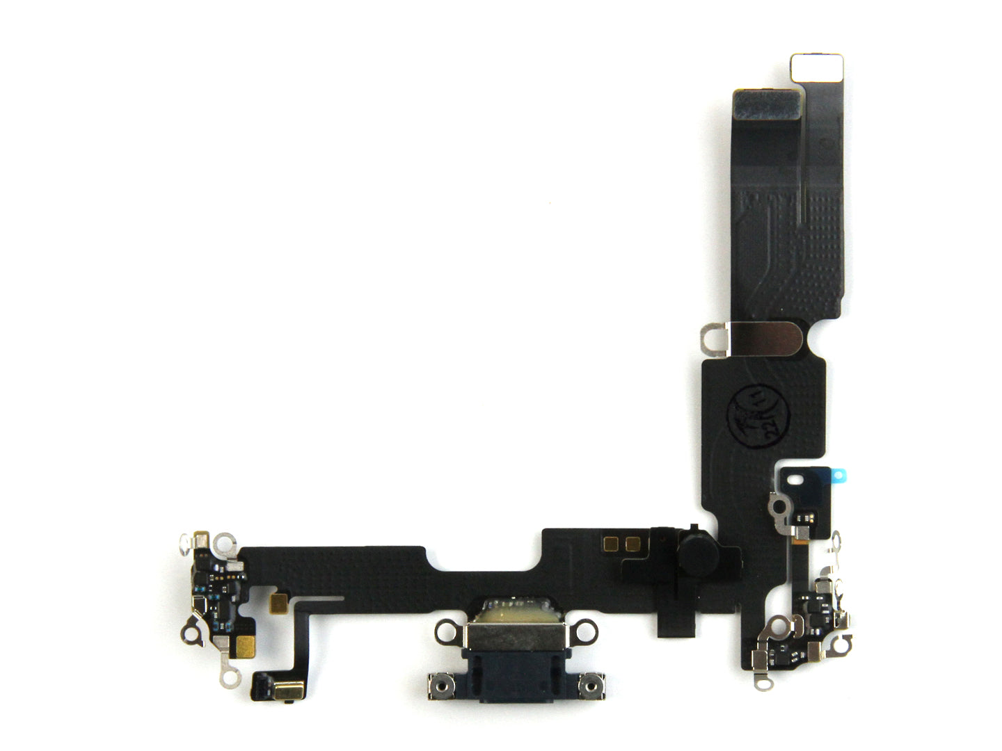 For Apple iPhone 14 Plus Systeem Opladen Flex Middernacht Getrokken