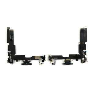 For Apple iPhone 14 Plus Systeem Opladen Flex Middernacht Getrokken