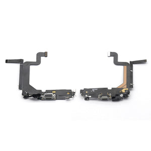For Apple iPhone 14 Pro Max Systeem Opladen Flex Zilver Getrokken