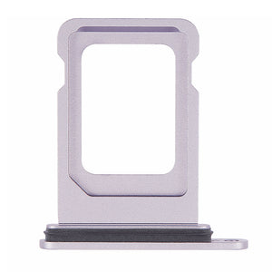 For Apple iPhone 14 Sim Kaarthouder Paars Getrokken