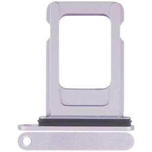 For Apple iPhone 14 Sim Kaarthouder Paars Getrokken