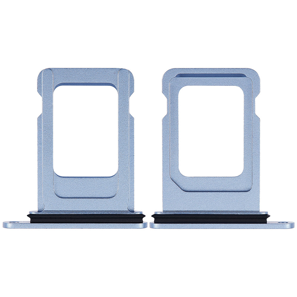 For Apple iPhone 14 Plus Sim Kaarthouder Blauw Getrokken