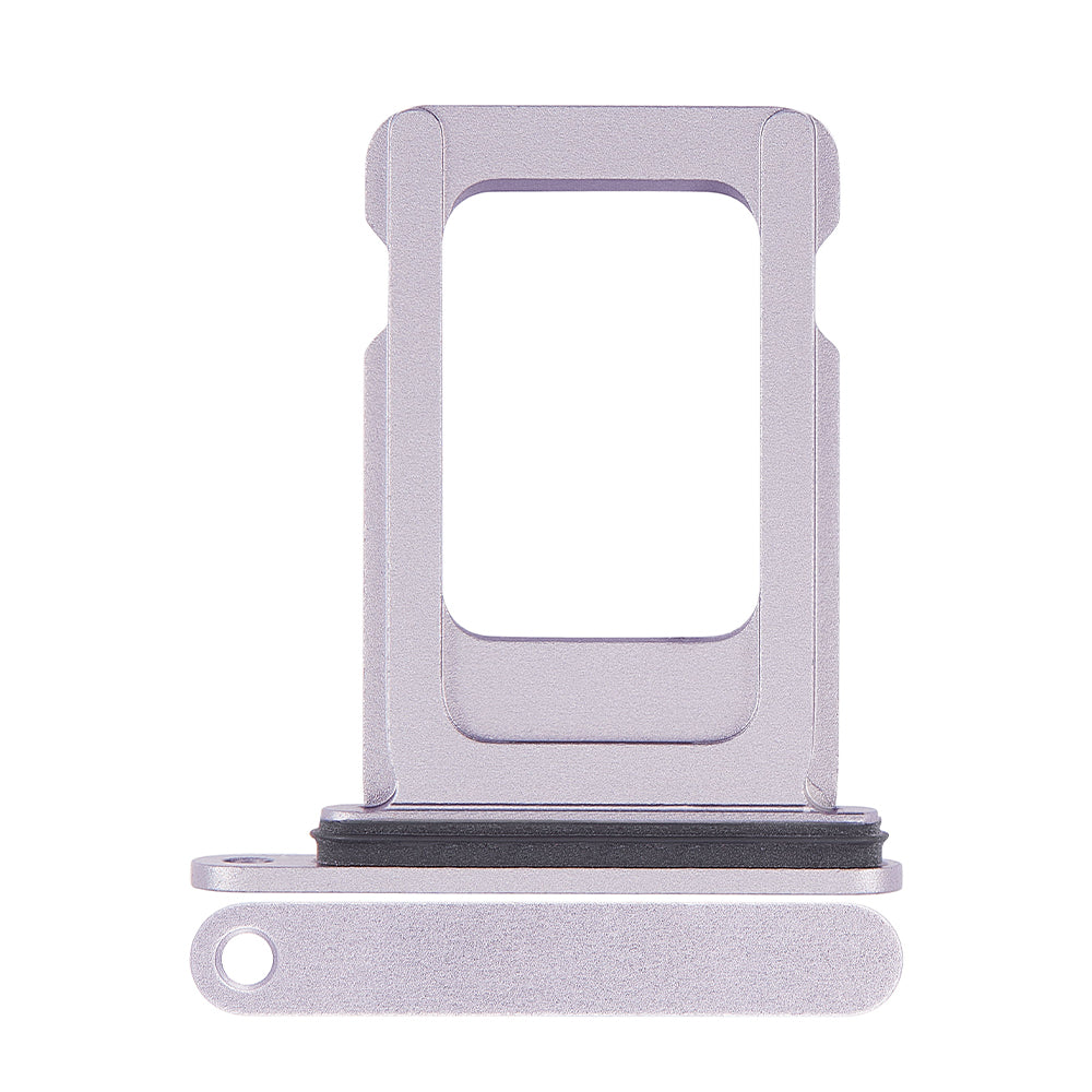 For Apple iPhone 14 Plus Simkaarthouder Paars Getrokken
