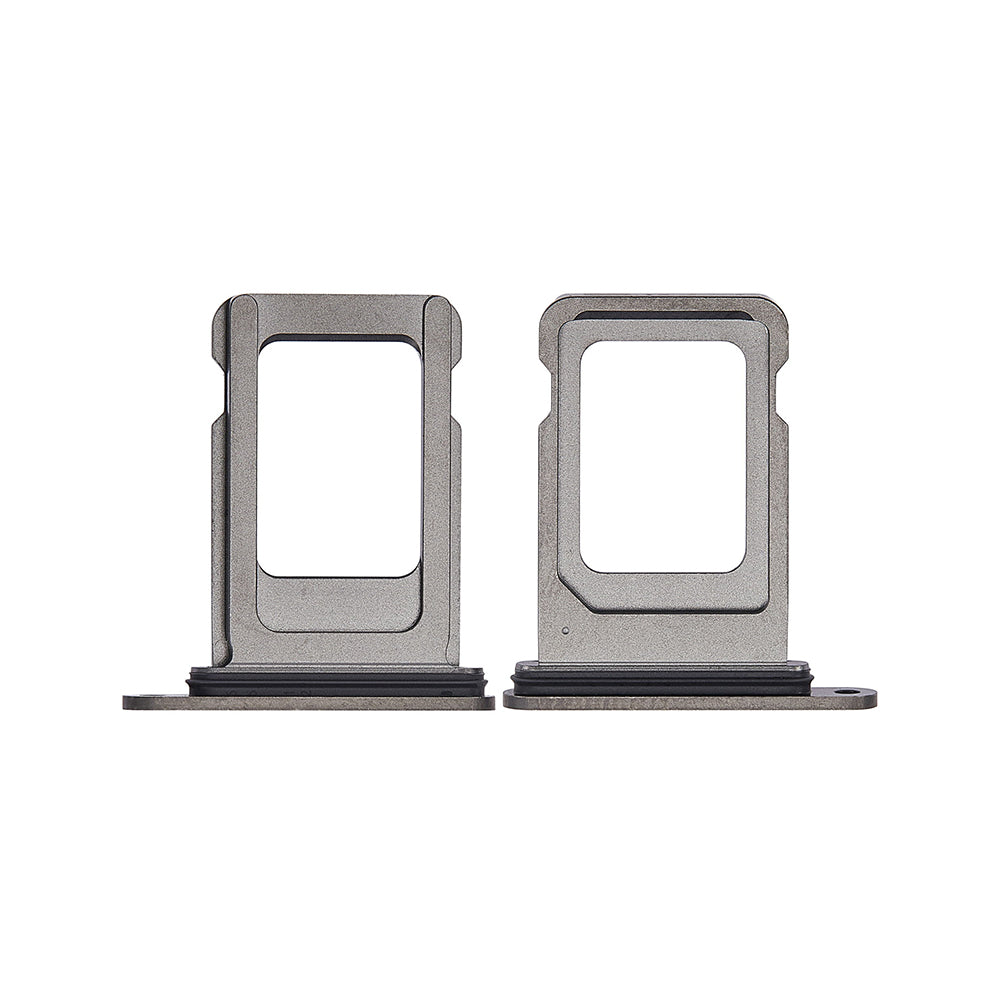 For Apple iPhone 14 Pro Sim Kaarthouder Dieppaars Getrokken