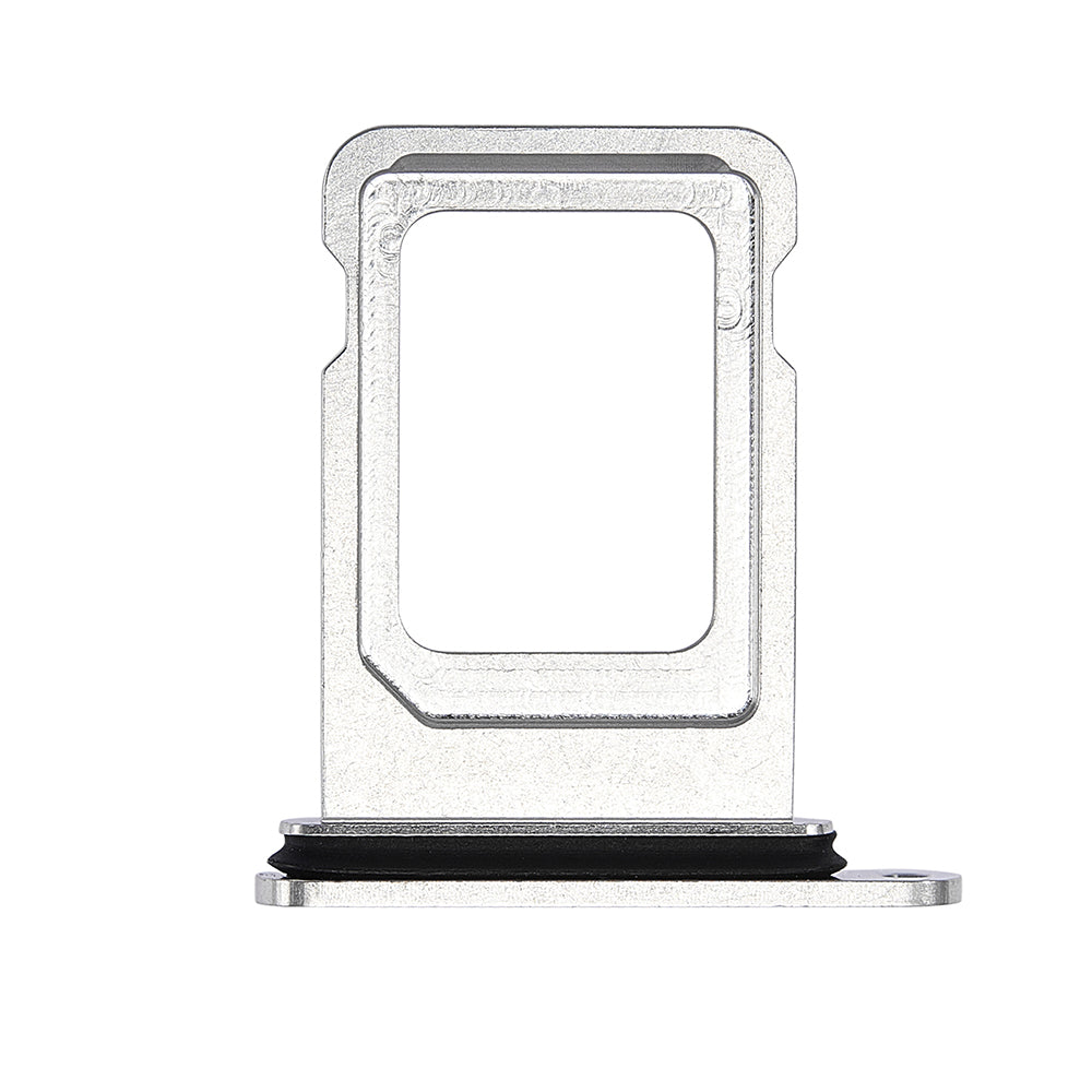 For Apple iPhone 14 Pro Sim Kaarthouder Zilver Getrokken