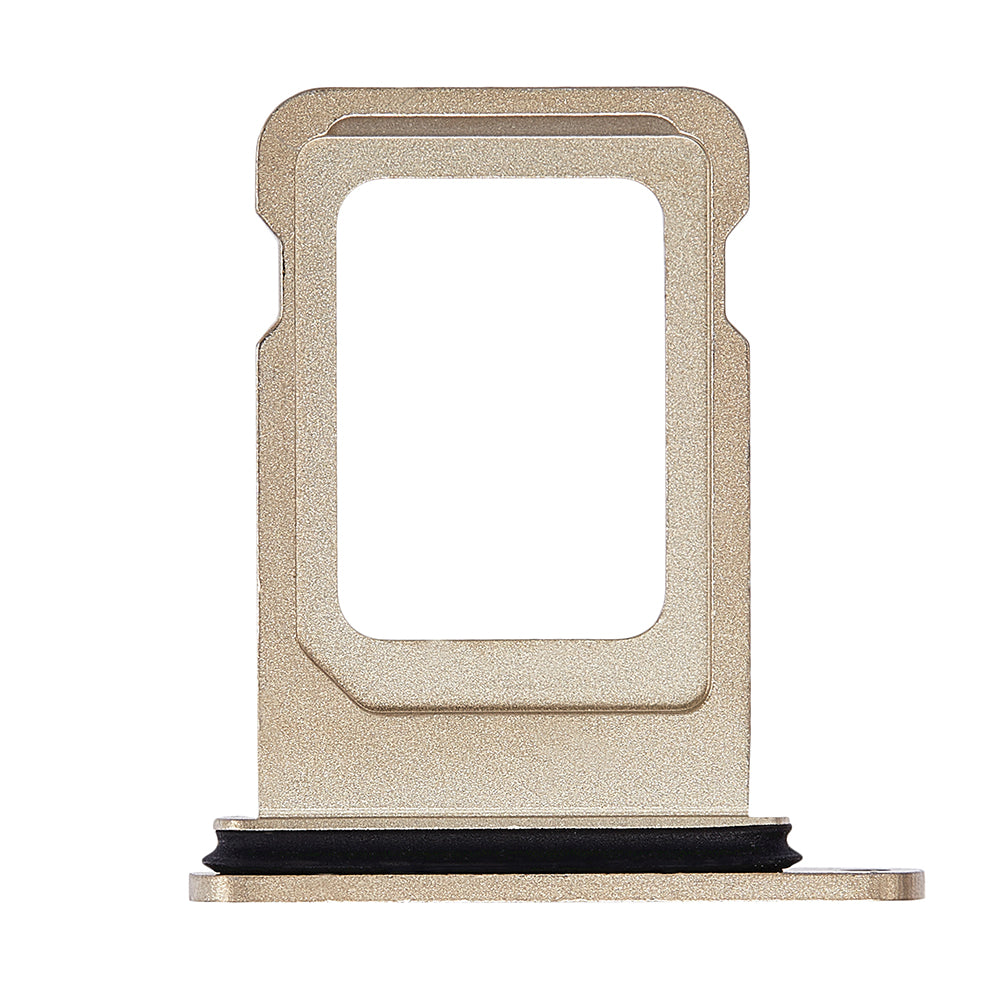 For Apple iPhone 14 Pro Max Sim Kaarthouder Goud Getrokken