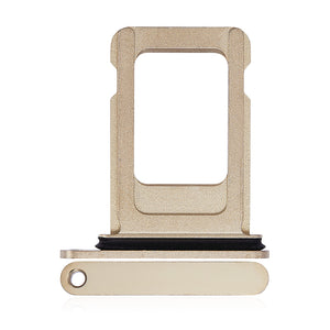 For Apple iPhone 14 Pro Max Sim Kaarthouder Goud Getrokken